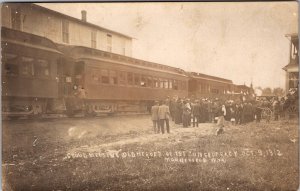 1912 Old Field W VA USA Civil War Reunion RPPC Postcard Cover to Dovesville VA