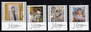 Belgium 1999 - ENSOR PAINTINGS   - MNH   set  #  1738-1741