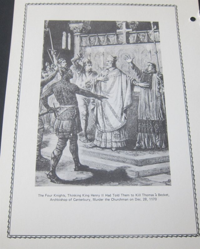 Barbuda kings and Queens of England on page