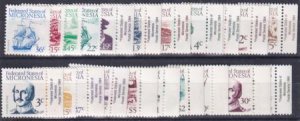 US 5-20 Trust Territories Micronesia NH VF Definitive Set