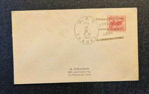 1927 USS Isabel Navy Cover Hankou China to Cleveland Ohio