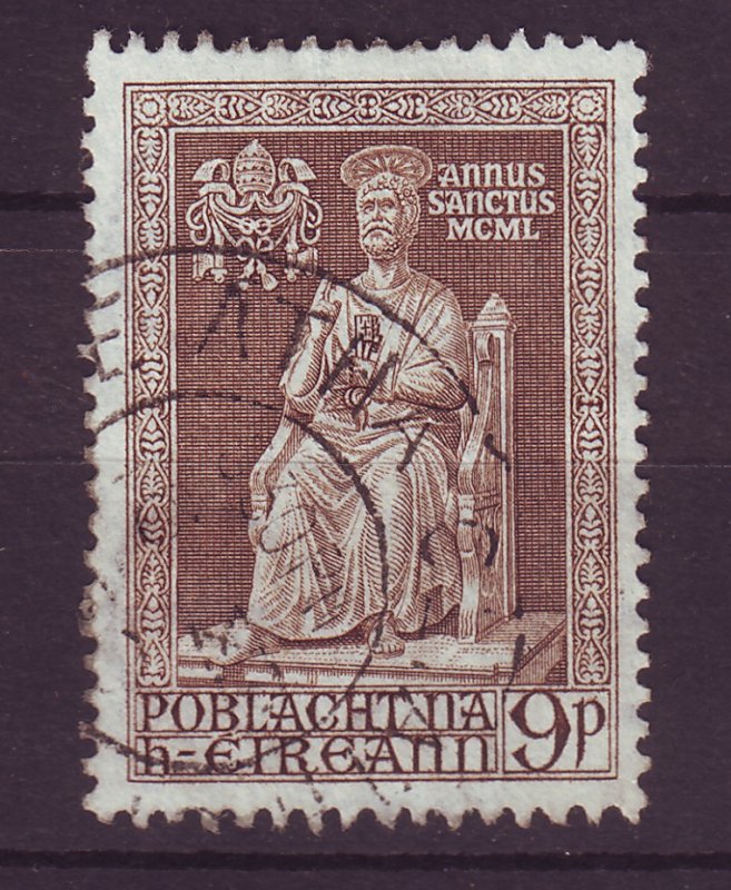 J24565 JLstamps 1950 ireland hv of set used #144 statue has scn old scv reverse