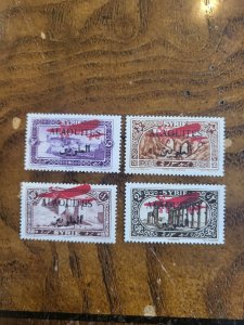 Stamps Alaouites Scott #C9-12 h