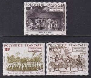 French Polynesia 594-596 MNH VF
