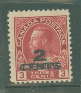 Canada #140a Mint (NH) Single