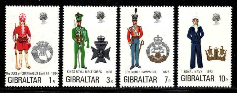 Gilbraltar # 286-89 ~ Cplt Set of 4 ~ Mint, NH