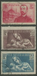 FRANCE #B63-B65 USED