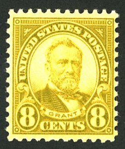 U.S. #640 MINT OG HR