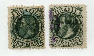 Brazil - Sc# 80 & 83 Used / small & large heads       -       Lot 0322169