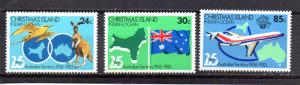 Christmas Island 142-144 MNH