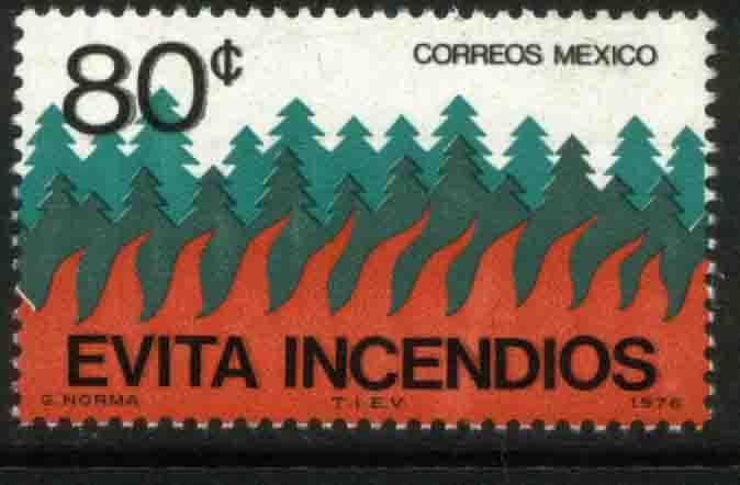 MEXICO 1146, Forest Fire Prevention Campaign. MINT, NH. VF.