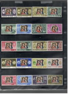 BRITISH COMMONWEALTH COMMON DESIGN SCOTT# CD324, MNH OG COMPLETE SET SCV $32.65