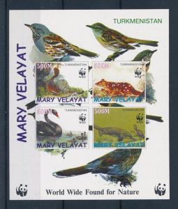 [54068] Turkmenistan Private issue  Wild animals Mammals WWF Fox Swan MNH Sheet