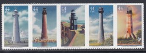 4413a Gulf Coast Lighthouses MNH