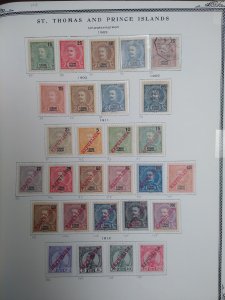 collection on pages St Thomas & Prince 1901-13 PT: CV $235