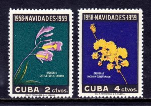 Cuba - Scott #611-612 - MH - SCV $11