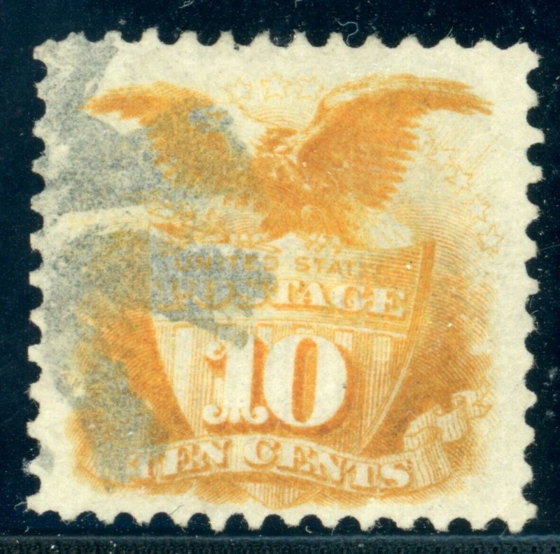 US Stamp 116 Shield & Eagle 10c - PSE CERT - Used - CV $110.00