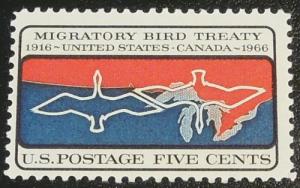 1966 5c Migratory Bird Treaty Scott 1306 Mint NH