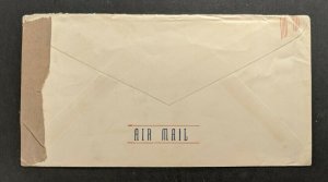 1945 Censored WWII FPO Airmail Cover San Francisco CA to MA US Navy Cancel