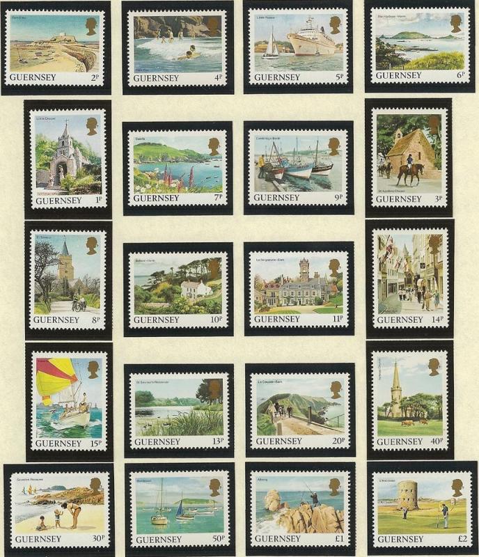 Guernsey  mnh sc 283 - 302