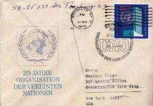 Germany D.D.R., First Day Cover, United Nations Related