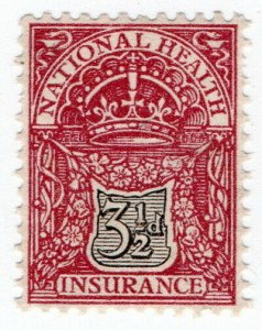 (I.B) George V Revenue : National Health & Insurance 3½d