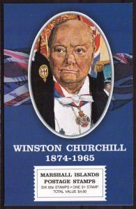 2000 Winston Churchill Booklet with Scott 746a MNH pane of 6.