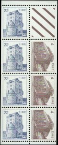 Ireland Scott  #548a Booklet Pane of 7  Mint Never Hinged