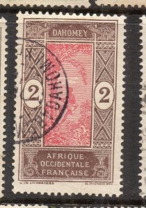 French Dahomey 1920s Early Issue Fine Used 2c. NW-231282