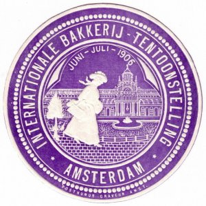 (I.B) Netherlands Cinderella : Bakery Exhibition (Amsterdam 1906)