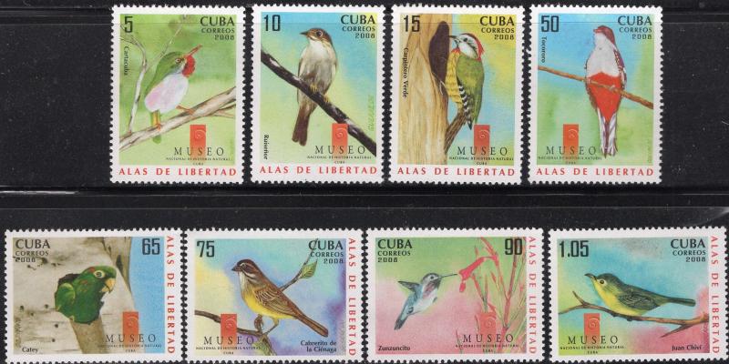 Cuba 4825-32 - Mint-NH - Birds (Cpl) (2008) (cv $8.50)