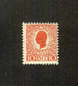 Danish West Indies Scott #32 MH Note