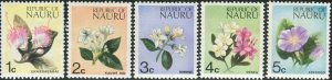 Nauru 1973 SG99-103 Flowers MNH