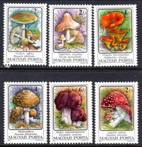 Hungary 3046-3051 Mushrooms MNH VF