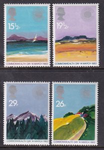 Great Britain 1015-1018 MNH VF