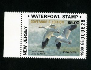 US Duck New Jersey Stamps # 12b XF Governors edition OG NH Scott Value $140.00