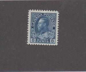 CANADA # 115 VF-MNH KGV 8cts BLUE CAT VALUE $180