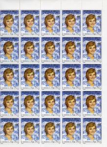 DJIBOUTI 1982  Sc#C158/C159  Diana Princess 21st.Birthday Mini-Sheetlets (25)