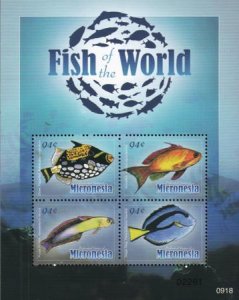 US 823 Trust Territories Micronesia NH VF Fish M/S