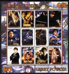 MORDOVIA - 2004 - Harry Potter #1-Perf 12v Sheet-Mint Never Hinged-Private Issue