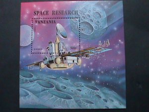 ​TANZANIA-1994 SC#1326-COLORFUL SPACE PROBES & SATELLITES  MNH S/S SHEET-VF