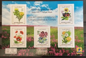 Morocco / Marokko - Postfris/MNH - Sheet Flowers 2020