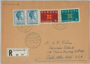 70023 - LUXEMBOURG  - POSTAL HISTORY -  COVER to the USA 1964 - EUROPA