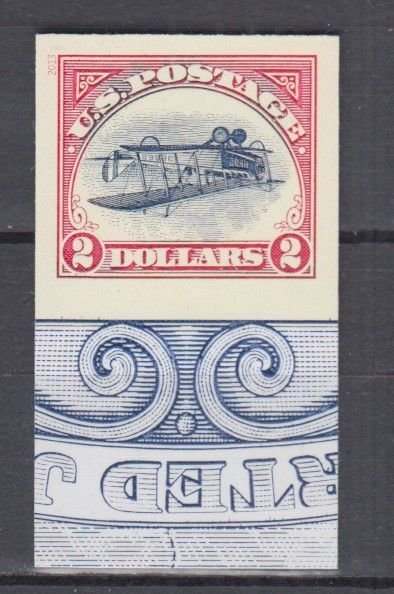 (F) USA #4806c Inverted Jenny $2 imperforated NDC  MNH