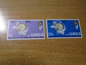 Gambia  #  304-05 MNH
