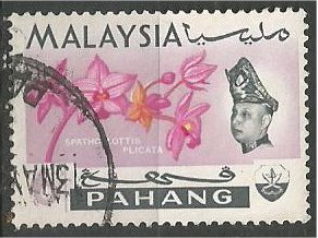 MALACCA, 1965, used 6c, Orchid Scott 70