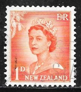 New Zealand 306: 1d Elizabeth II, used, F-VF