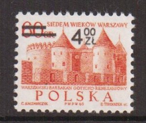 Poland   #1924   MNH  1972  Warsaw anniversary surcharge 4z on  60g