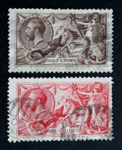 Great Britain #179-180 Bradbury Wilkenson Printing