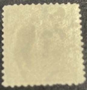 U.S.# 284-USED--SINGLE---OLIVE GREEN---1898